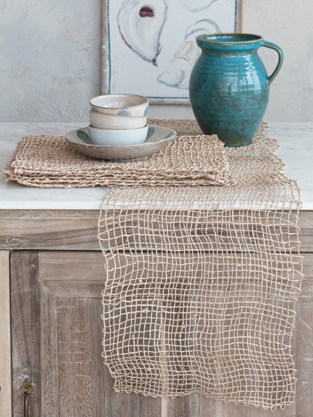 Handwoven Natural Jute Banana Leaf Placemat